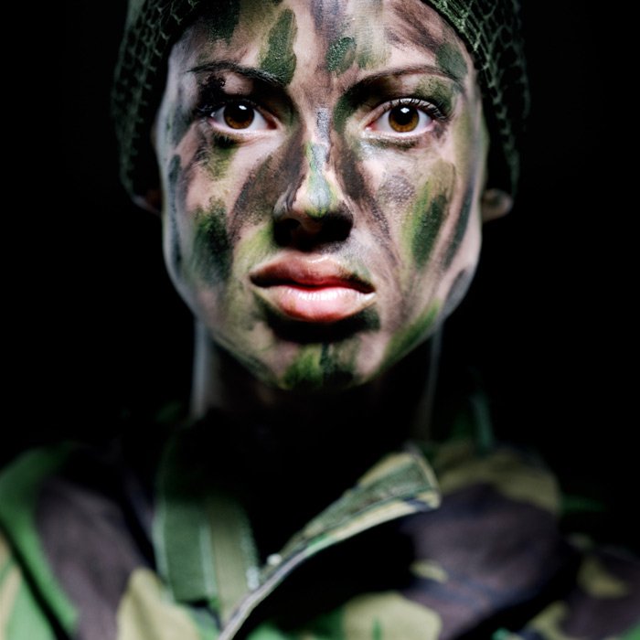 maquillage militaire