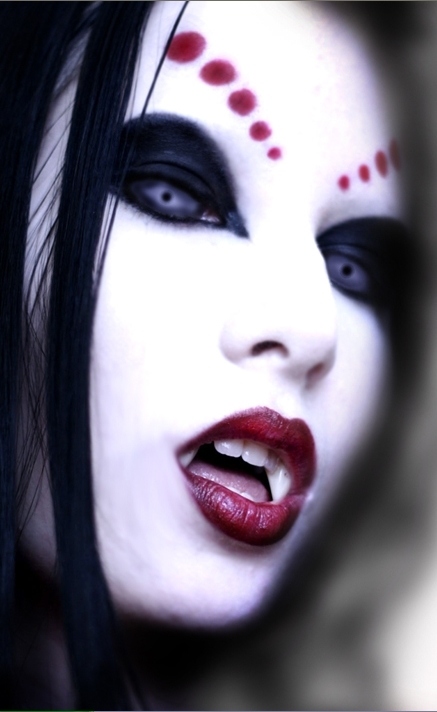 maquillage vampire femme
