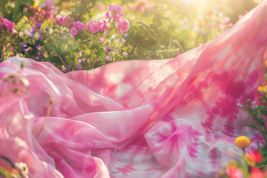 Tie and dye rose