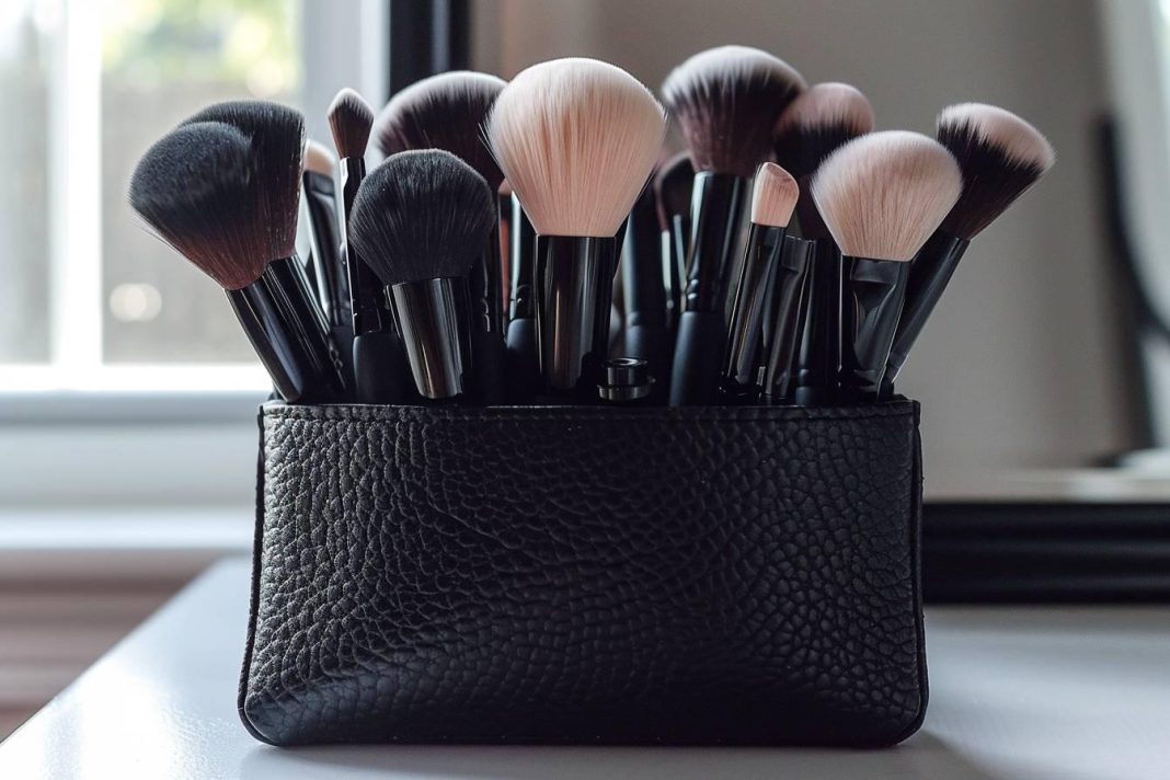 Trousse pinceaux maquillage